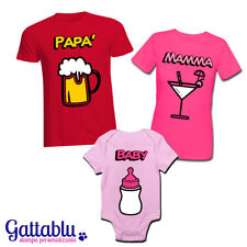 Set famiglia shirt usato  Italia