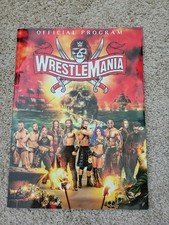 Wrestlemania 2021 program for sale  Edgewater