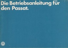 VW PASSAT B2 Bedienungsanleitung 1980  Betriebsanleitung Handbuch Bordbuch   BA comprar usado  Enviando para Brazil
