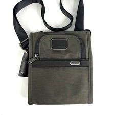 Bolsa de bolso TUMI Alpha 3 verde salgueiro tiracolo náilon balístico comprar usado  Enviando para Brazil