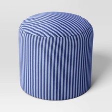 Dorm pouf striped for sale  USA