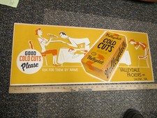 Placa de carrinho de exibição Valleydale 1950s CORTE FRIO almoço carne supermercado Salem VA comprar usado Placa de carrinho de exibição Valleydale 1950s CORTE FRIO almoço carne supermercado Salem VA comprar usado  Enviando para Brazil