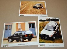 Lote de fotos de imprensa Land Rover Range Defender Freelander 1998 sem folheto ENG comprar usado  Enviando para Brazil
