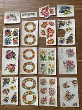 Abziehbilder ddr blumen gebraucht kaufen  Leipzig