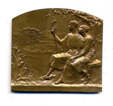 Médaille plaquette bronze d'occasion  Meulan en Yvelines