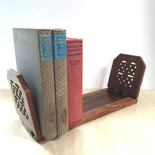 Wooden carved book for sale  GUILDFORD