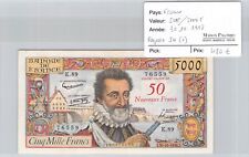 Billet 5000 francs d'occasion  Marseille I