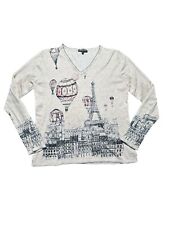 Suéter Leo & Ugo M Paris Collection Torre Eiffel balão de ar quente enfeitado I2 comprar usado  Enviando para Brazil