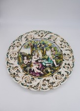Piatto capodimonte ceramica usato  Torino