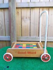 Wooden blocks trolley for sale  NEWCASTLE UPON TYNE