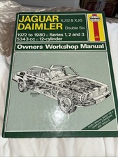 Haynes manual jaguar for sale  PRESTON
