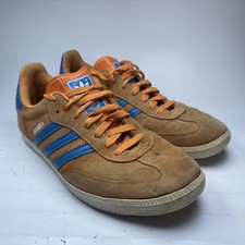 Tênis masculino Y2K Adidas Samba laranja camurça listra azul tamanho 10.5 EUA G05129 comprar usado  Enviando para Brazil