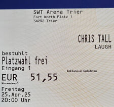 Tickets chris tall gebraucht kaufen  Fellbach