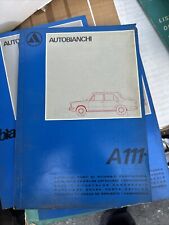Catalogo autobianchi 111 usato  Quarrata