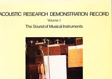 ACOUSTIC RESEARCH DEMONSTRATION RECORD - THE SOUND OF MUSICAL INSTRUMENTS - NM comprar usado  Enviando para Brazil