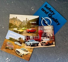 Opel brochure collection for sale  SOUTH BRENT