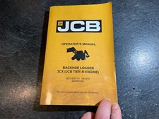 Retroescavadeira JCB 3CX manutenção manual do operador com motor Tier 41 comprar usado  Enviando para Brazil