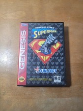 The Death & Return of Superman - Sega Genesis *Testado* *Caixa e Jogo* *Sem Manual* comprar usado  Enviando para Brazil