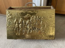 Vintage embossed brass for sale  AYLESBURY