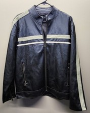 Usado, Jaqueta de Corrida Masculina Vintage Point Zero-Preta-Couro Polivinil -Tamanho P comprar usado  Enviando para Brazil