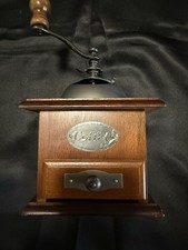Moedor de café manual rebarba moderna madeira marrom pequeno fácil sólido cozinha portátil comprar usado  Enviando para Brazil