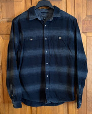 Camisa masculina Aeropostale manga longa botão frontal algodão etiqueta tamanho G comprar usado  Enviando para Brazil