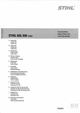 Stihl ersatzteilzeichnung gebraucht kaufen  Holle