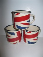 Enamel mugs union for sale  BURY
