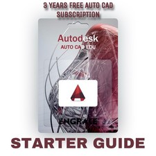 AutoCad Przewodnik startowy E-Book + 2000 szablonów rysunkowych + 3 lata bezpłatnych podpisów AutoCAD na sprzedaż  Wysyłka do Poland