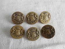 Boutons livree armoiries d'occasion  Saint-Sébastien-de-Morsent