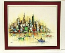 Magnifique tableau contemporai d'occasion  Villetaneuse