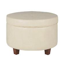 Large leatherette round for sale  Brentwood