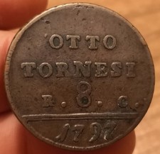Moneta tornesi 1797 usato  Olbia