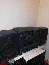 POSTE RADIO DOUBLE LECTEUR CASSETTE ET CD SAMSUNG PCD-800 BOOMBOX FONCTIONNE comprar usado  Enviando para Brazil