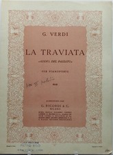 Spartito musicale traviata usato  Sarzana