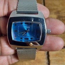 Relógio Citizen Independent 1481010 lindo azul, pulseira de malha comprar usado  Enviando para Brazil