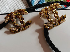 Boucles oreilles chanel d'occasion  Pont-Sainte-Maxence