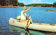 CARTÃO POSTAL Wirt Minnesota MN 1959 Pstmk-Man pesca-canoa-Johnson motor de popa, usado comprar usado CARTÃO POSTAL Wirt Minnesota MN 1959 Pstmk-Man pesca-canoa-Johnson motor de popa, usado comprar usado  Enviando para Brazil