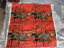 Vintage printed cotton for sale  BRIGHTON