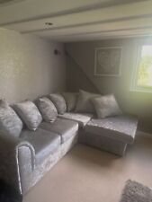 Crushed velvet corner for sale  CHELMSFORD