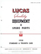 Triumph tr3 standard for sale  ALFRETON