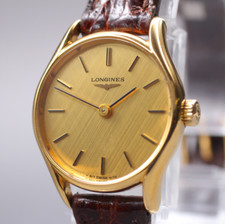 Vintage 1986 Quase Perfeito Longines L817.4 4170 Mostrador Dourado Manual Relógio Feminino JAPÃO comprar usado  Enviando para Brazil