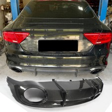 Kits de lábios difusor traseiro fibra de carbono para Audi A7 Sline Sportback 2011-2014 comprar usado  Enviando para Brazil