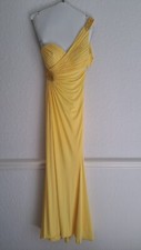 Vestido de formatura Jovani tamanho 2 amarelo longo formal vestidos de noite concurso strass pedras preciosas comprar usado  Enviando para Brazil