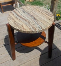 Round faux marble for sale  Joplin