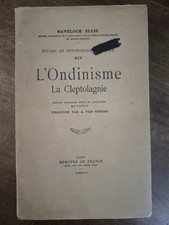 Ondinisme cleptolagnie 1933 d'occasion  Lunel
