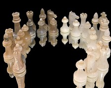 Carved marble chess for sale  Bemidji