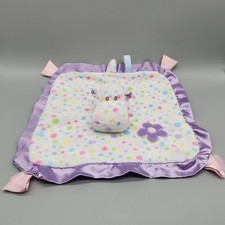 Cobertor de segurança Douglas Baby hipopótamo Lovey roxo bolinhas flor brinquedo de pelúcia rosa comprar usado  Enviando para Brazil