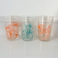 Flintstones juice glasses for sale  Bridgewater