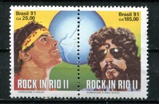 BRASIL 1991, MÚSICA: ROCK IN RIO II, HOMENAGEM À CAZUZA, SEIXAS. Scott 2299, sem marca de charneira comprar usado  Enviando para Brazil
